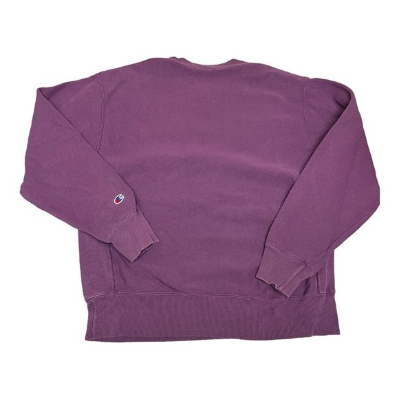 Vintage Champion Men’s L Reverse Weave Sweatshirt Streetwear Script Logo Spring - Picture 8 of 9